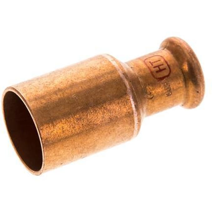 Perskoppeling - 15mm Persmof & 28mm Buiseinde - Koperlegering