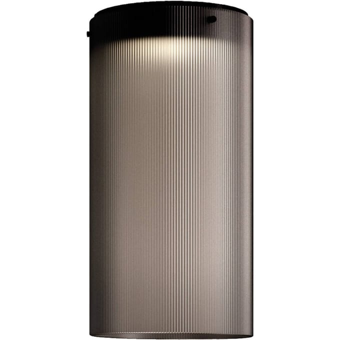 kdln LED plafondlamp Giass, grijs, Ø 25 cm