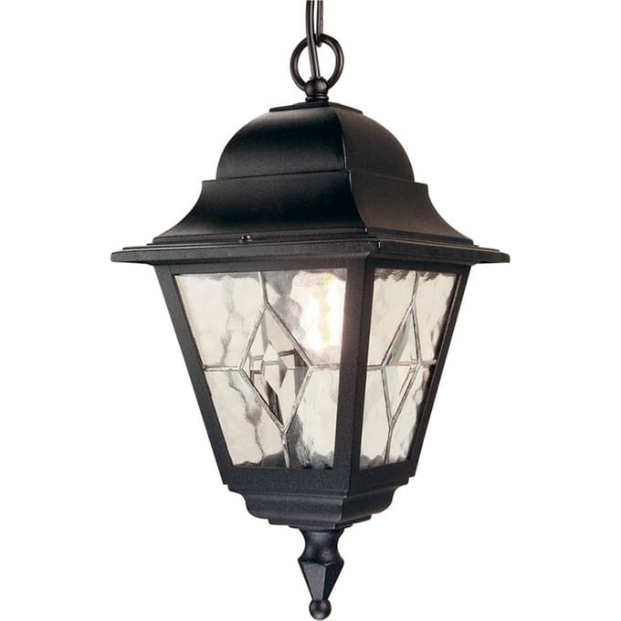 Elstead Lighting LED Buiten Hanglamp Norfolk | 1X E27 Max 60W | IP44 | Dimbaar | Black