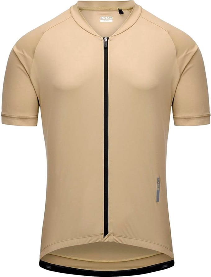 Briko Optimal Korte Mouw Wielertrui Beige M Man