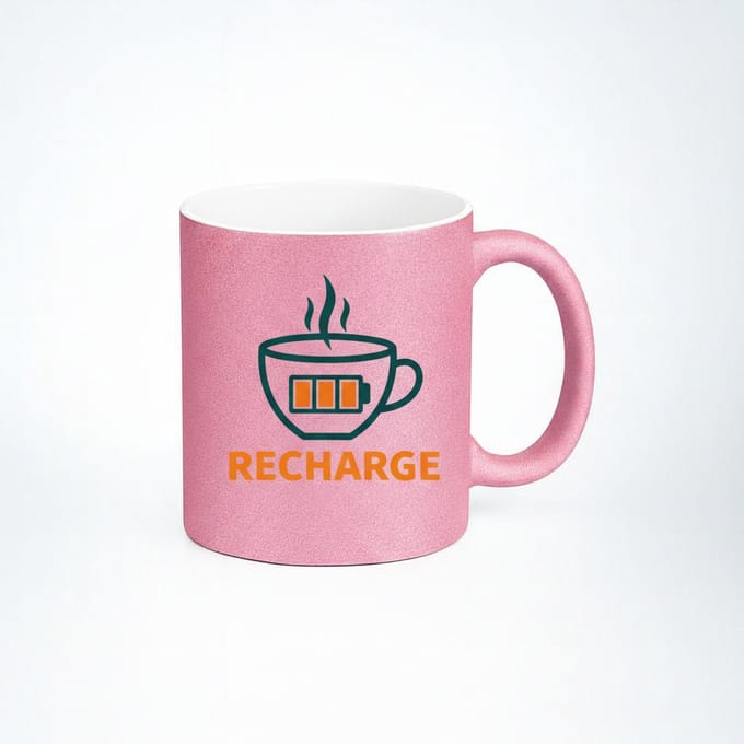 Recharge Koffiemok - Energie Boost Keramische Mok