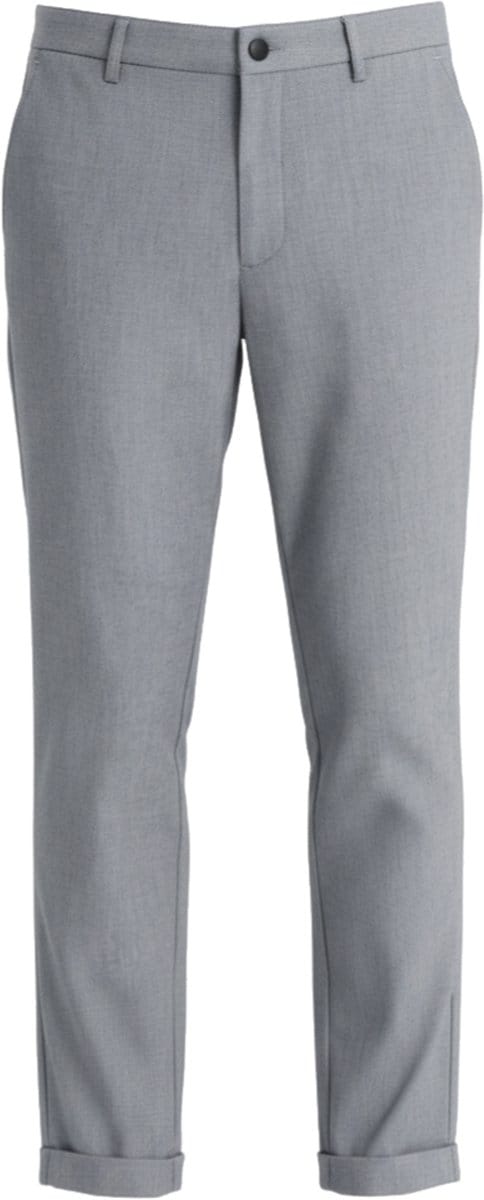 OMBRE Broek - Regular Fit - Rits - Effen Grijs M