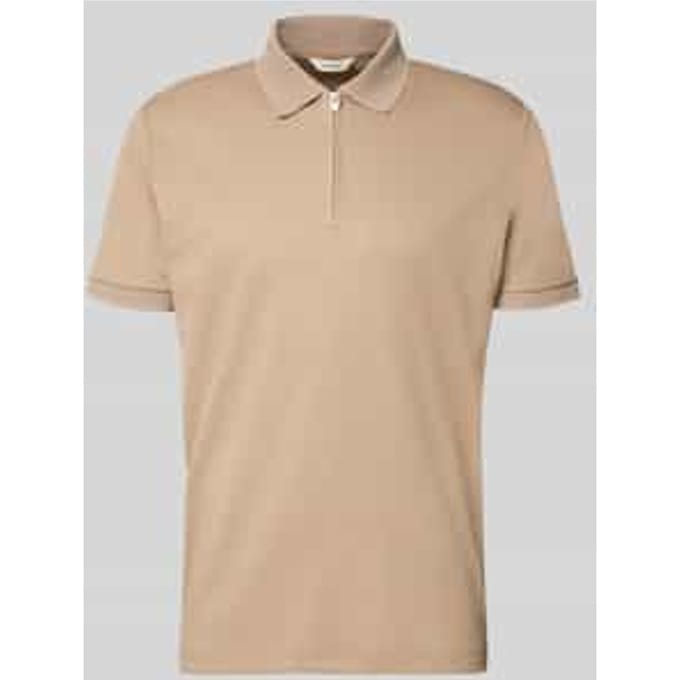 Regular fit Poloshirt van Mix van biologisch katoen Model 'FAVE'