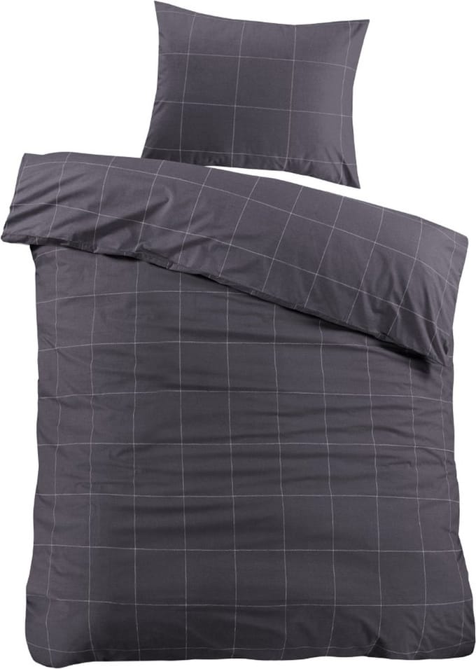 Day Dream Duuk - Dekbedovertrek - Eenpersoons - 140x200/220 cm - Grijs
