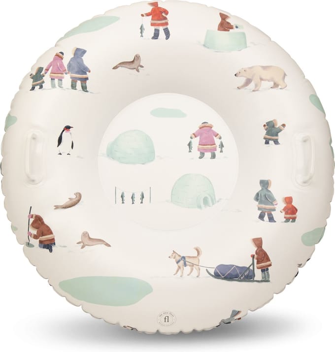 The Nice Fleet - Snow Tube - Opblaasbare Slee - print Aupalak