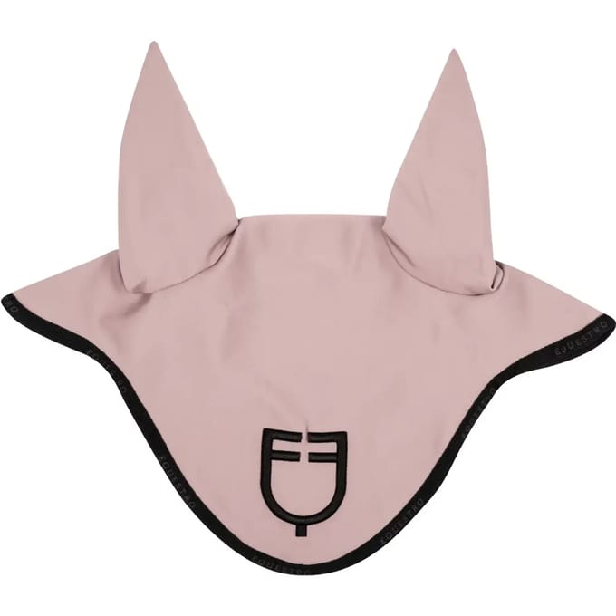 Korte muts van technische stof met logo Equestro