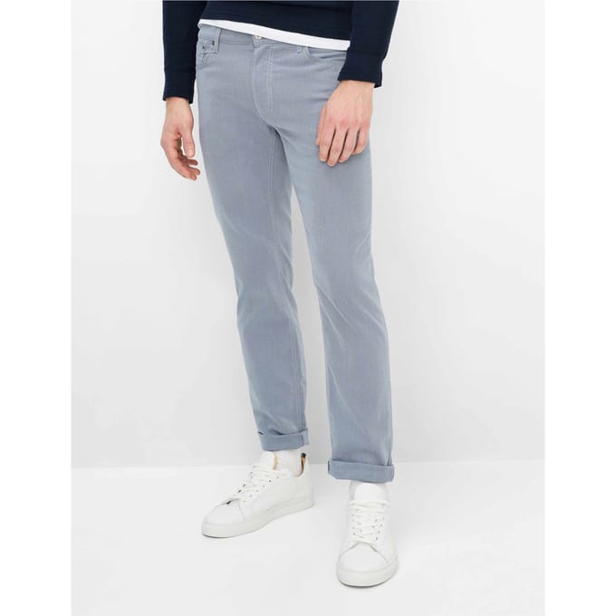Brax Heren Broek  Style CHUCK SMOKE BLUE, blauw, maat 35/32