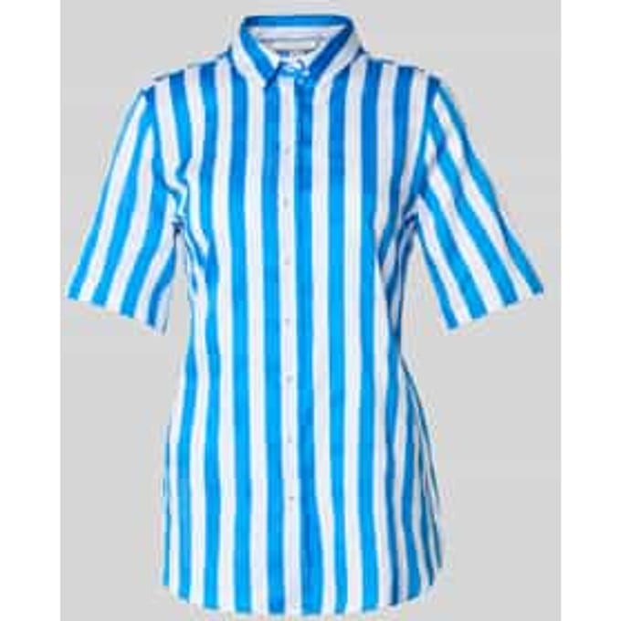 Regular fit blouse met 1/2-mouwen