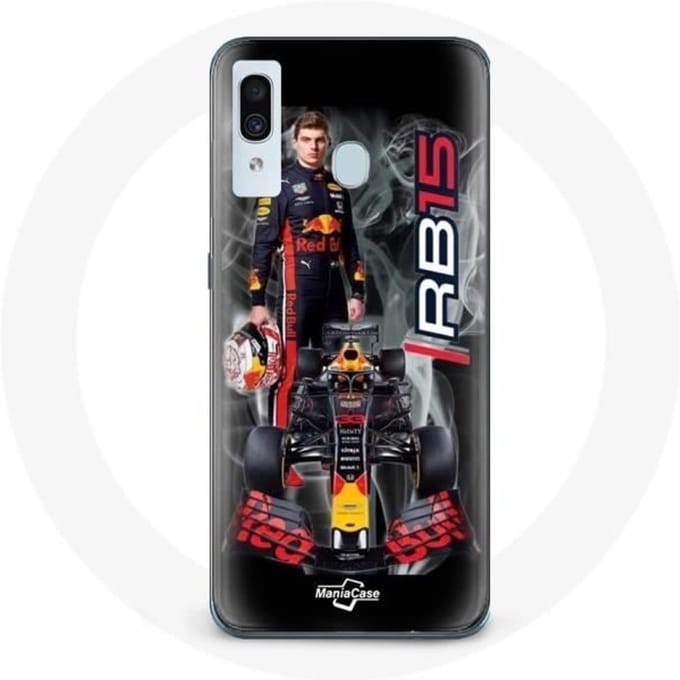 Coque - Red Bull - Samsung Galaxy A40 - Souple - Noir - Max Verstappen