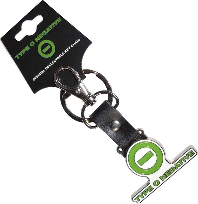 Type O Negative - Negative Emblem & Text Logo Sleutelhanger - Groen