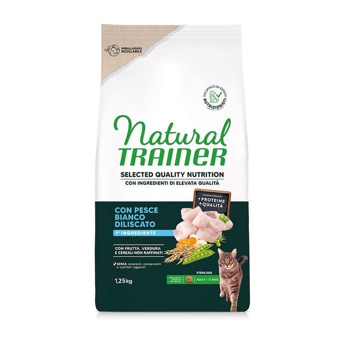 Natural Trainer Selected Quality Nutrition Sterilised Witte Vis - 1,25 kg