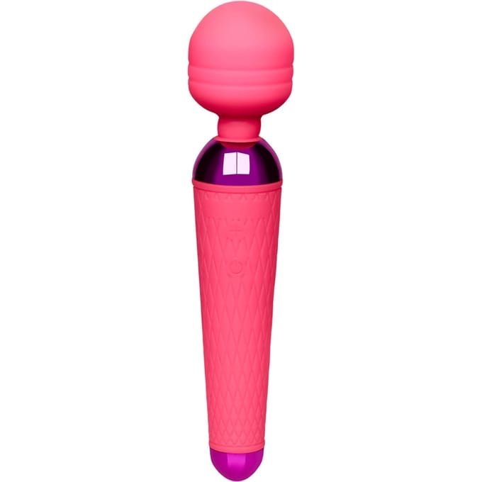 Oplaadbare siliconen massager, 19,5 cm