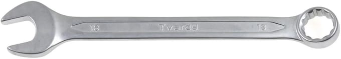 Tvardy Combinatiesleutel - Koud gesmeed CRV staal - 17 mm - Matte satijnen afwerking