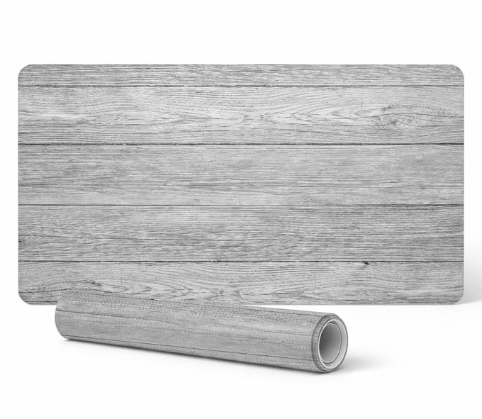 Duurzame antislip bureauonderlegger voor houten planken, achtergrond 90x45 cm