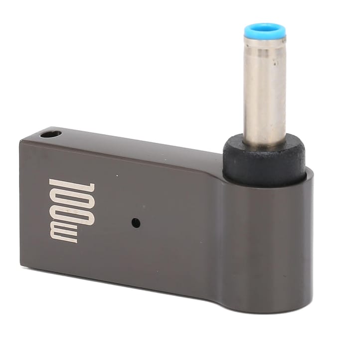 100W 5A PD-laadconverter type C vrouwelijk naar mannelijk 4,5x3,0mm aluminiumlegering behuizing PD-opladen