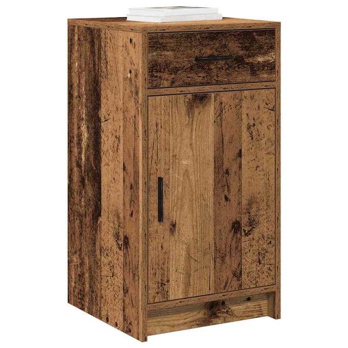 vidaXL - Dressoir - Oudhout - 40 - x - 40,5 - x - 75 - cm - Bewerkt - hout