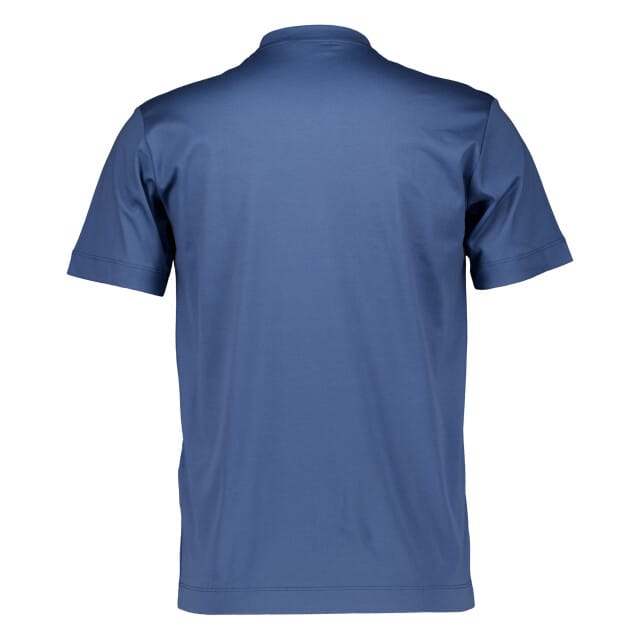 Valenza Interlock Supima T-shirts Blauw 1001