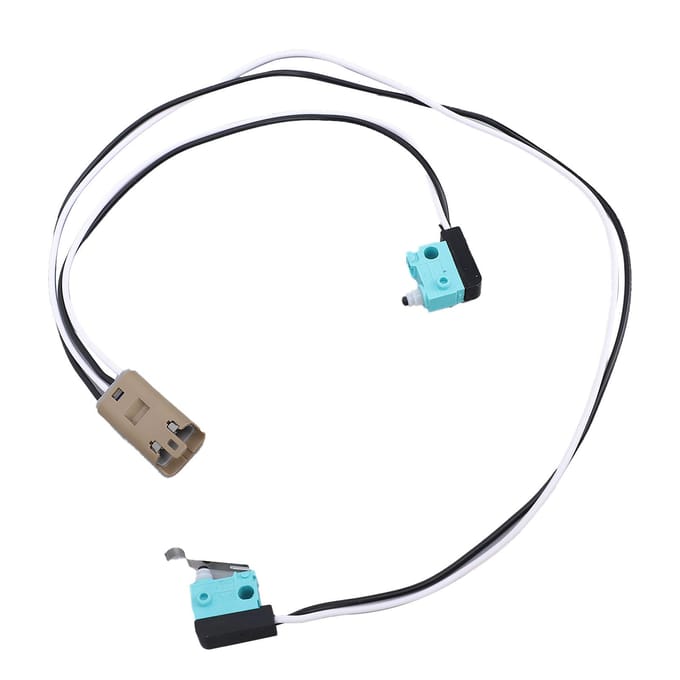 Kit de réparation de poignée de porte 1042845 00 A avec faisceau de micro-interrupteur, palette de poignée, clips de panneau de porte pour black