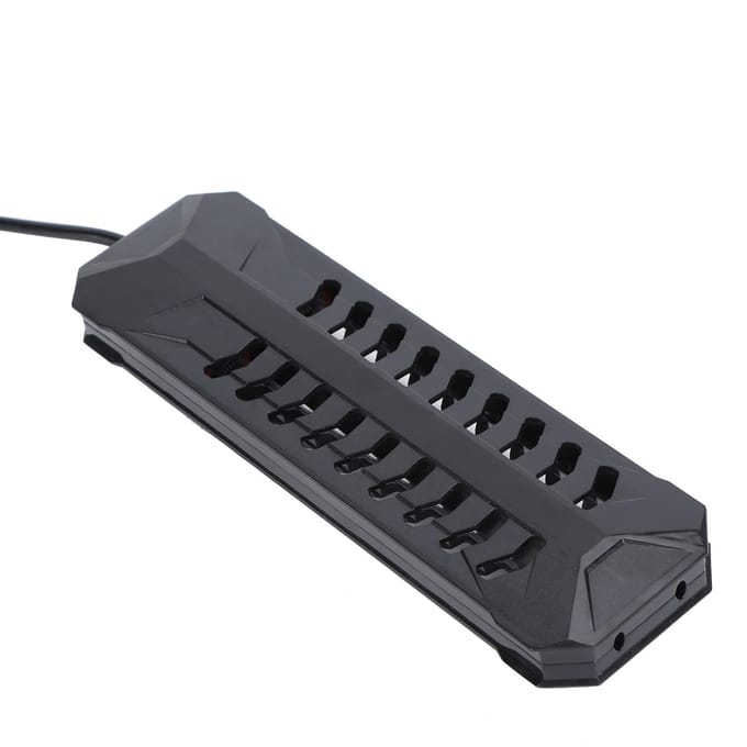 Vis Aquarium UV Licht Intelligent Draagbaar Water Reinigingslamp black
