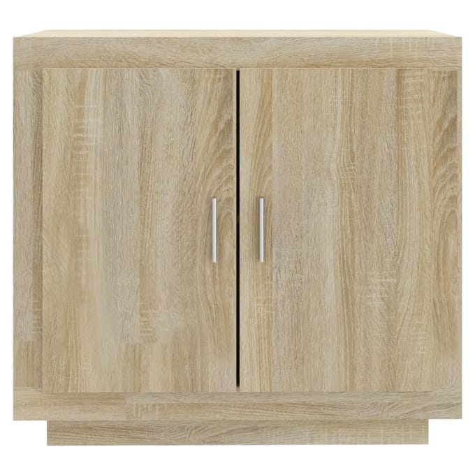 vidaXL - Dressoir - 80x40x75 - cm - bewerkt - hout - sonoma - eikenkleurig