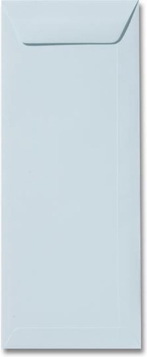 Envelop 12,5 x 31,2 Zachtblauw, 60 stuks