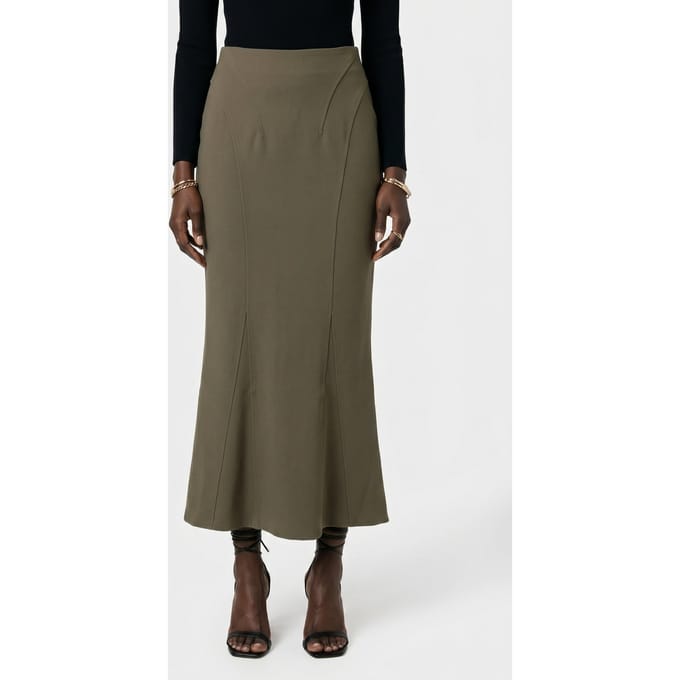 & Other Stories Debbie Skirt Khaki Größe: 32 | Maxiröcke Outlet | Damen | Braun