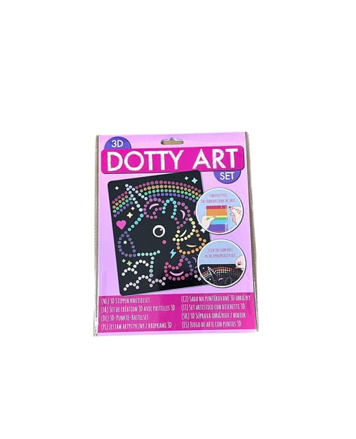 DOTTY ART SET - KOALA BEER - STICKERS PLAKKEN - 3D STIPPEN KNUTSELSET