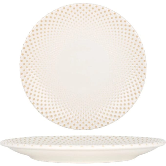 Rinart Dinerbord - Punto - Porselein - 30 cm - set van 6