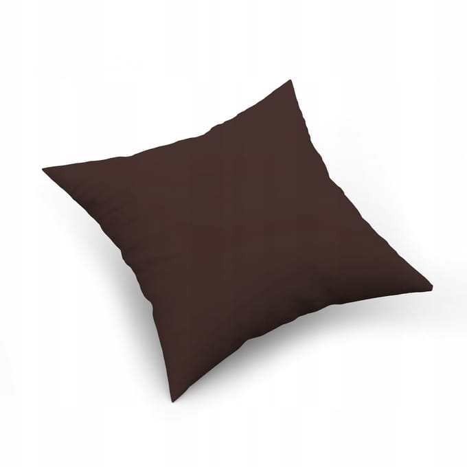 Katoenen Kussensloop 40x40cm - Bruin - Nederlands Product