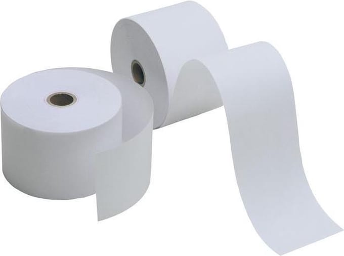 Telmachine- en kassarollen thermisch b80 mm x d80 mm x k12 mm (doos 3 x 10 rollen)