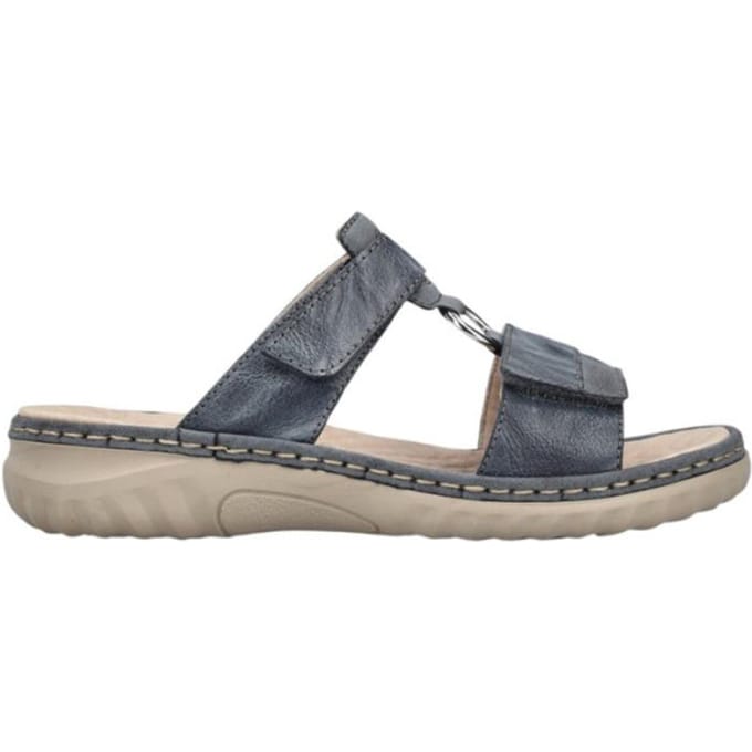 Rieker Slippers - Dames - Blauw - Maat:37