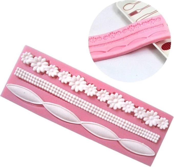 Fondant Taartversiering Mal - Siliconen Vorm - 1 stuks