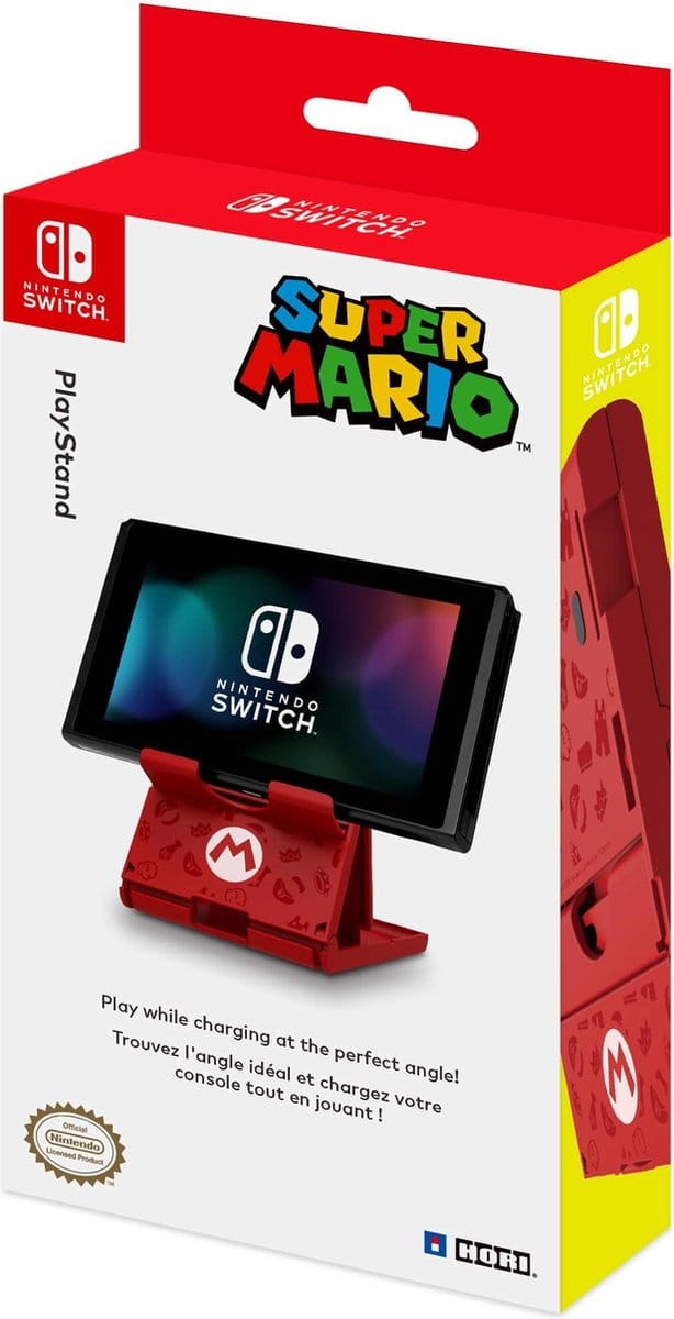 Hori Playstand Console Standaard - Official Licensed -  Mario Versie - Nintendo Switch + Switch Lite
