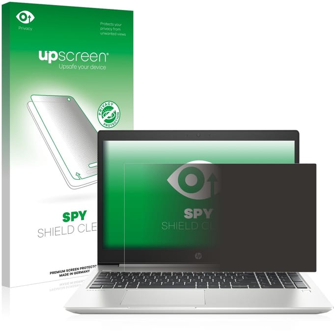 upscreen - privacy screenprotector voor HP ProBook 450 G6 - Folie Beschermfolie Blauwlichtfilter