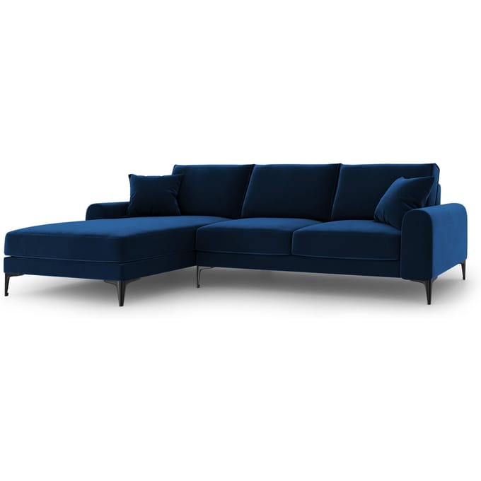 4.5-zitshoekbank Madara links velvet | Mazzini Sofas