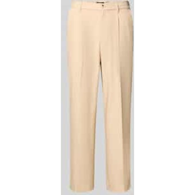 wide leg fit stoffen broek met viscose