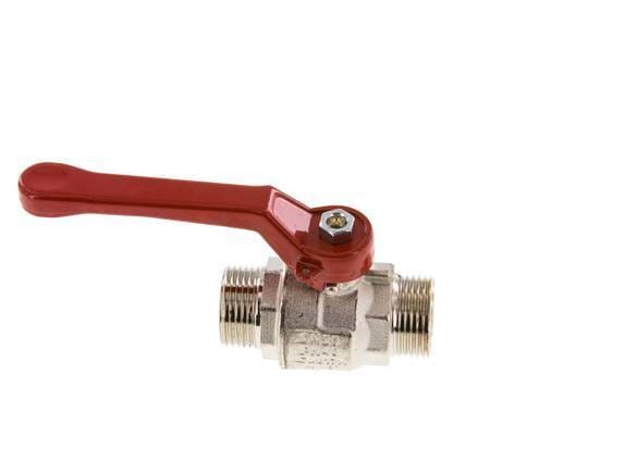 G 3/4 inch Buitendraad 2-Weg Messing Kogelkraan - BL2BN-M-MM-034