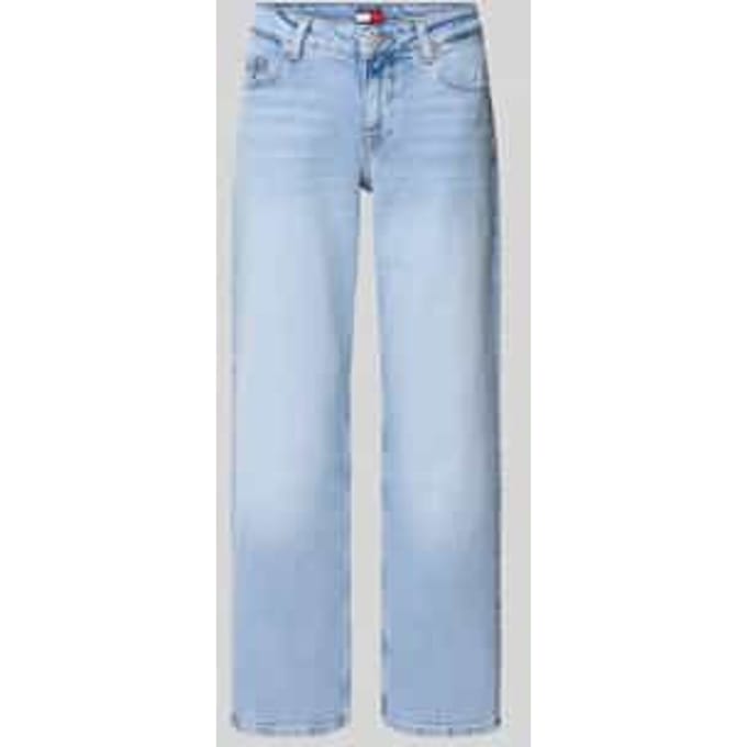 straight fit jeans van mix van katoen en lyocell model 'SOPHIE'
