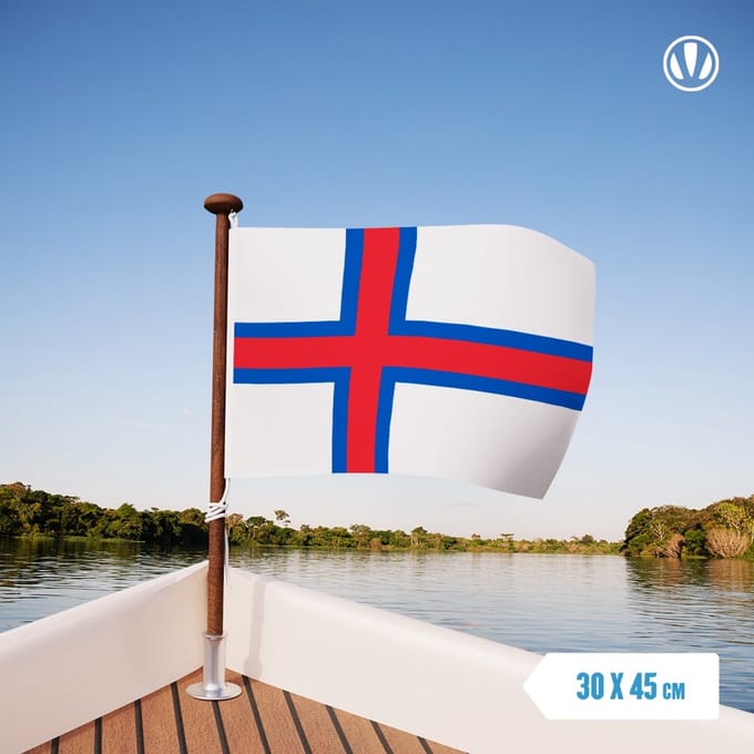 Vlag Faeroer Eilanden 30x45cm