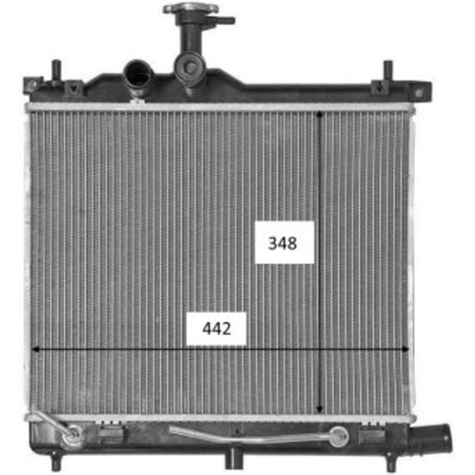 Radiator, motorkoeling NRF 58460