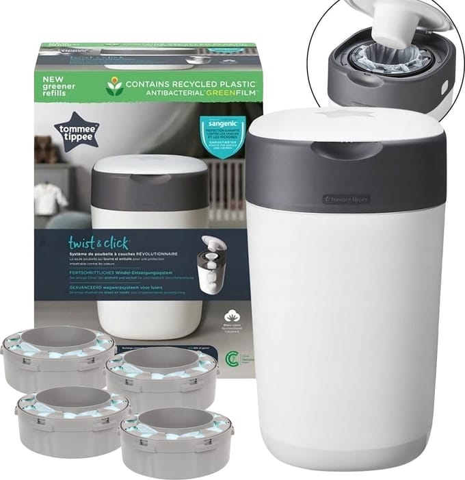 TOMMEE TIPPEE SANGENIC Twist and Click luiermandje + 4 navullingen