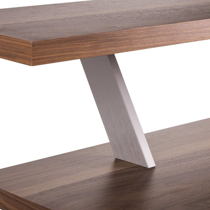 Barconsole Counter schuin van Aluminium Roestvrij staal look H: 178 mm