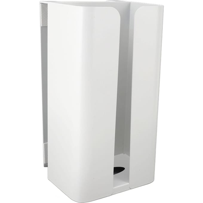 Wandgemonteerde Tissuebox Koolstofstaal Tissue Dispenser Eenvoudige Installatie Ruimtebesparend Toiletpapier wit