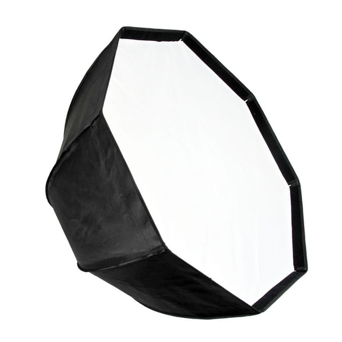 80cm / 31.5in Draagbare Achthoekige Honingraat Grid Paraplu Softbox met Bowens Mount voor Speedlite gray