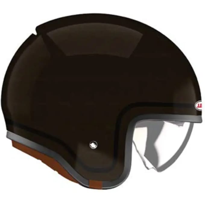 Bell TX501 Classic Donkerbruin Zwart Jethelm - Helm