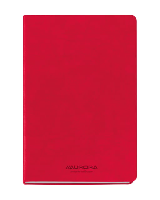 Notitieboek Aurora Capri A5 192blz lijn 80gr rood