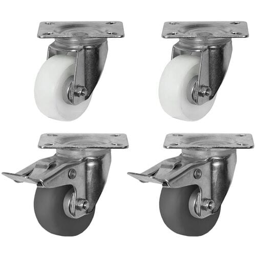 GGM Gastro Rollensatz für Eistheken Serie ETI & ESIA Zilver / Zwart / Wit