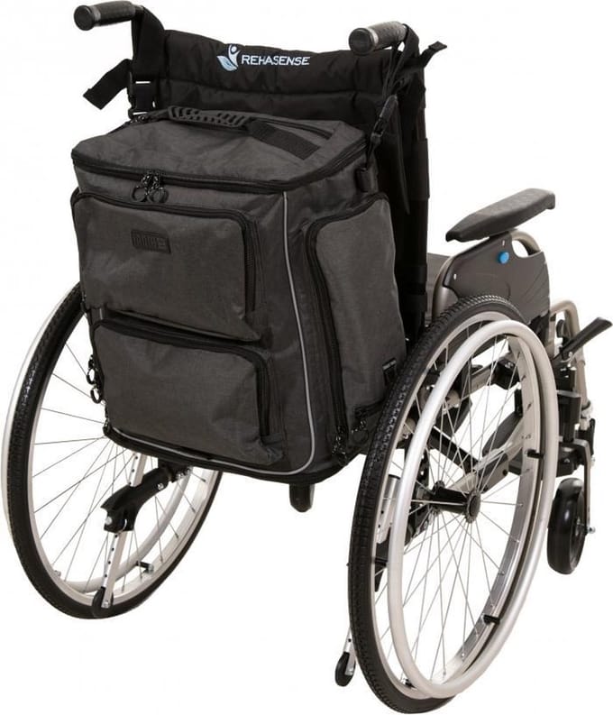 Torba Luxe rolstoel & scootmobieltas - grijs/zwart