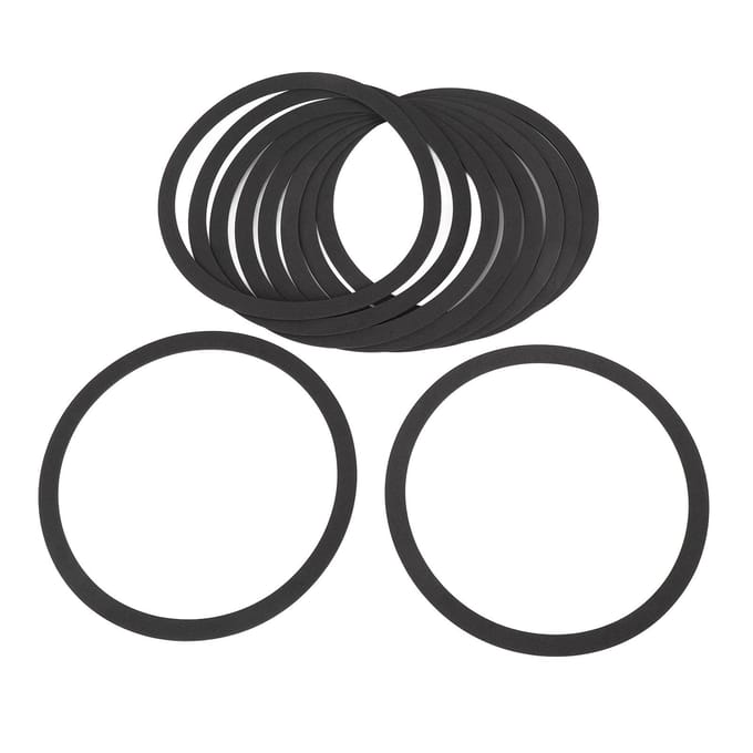 10 stuks EVA luidsprekerafdichtingsringen 210mm OD 184mm ID 10mm breedte 2mm dikte woofer luidspreker schuim black