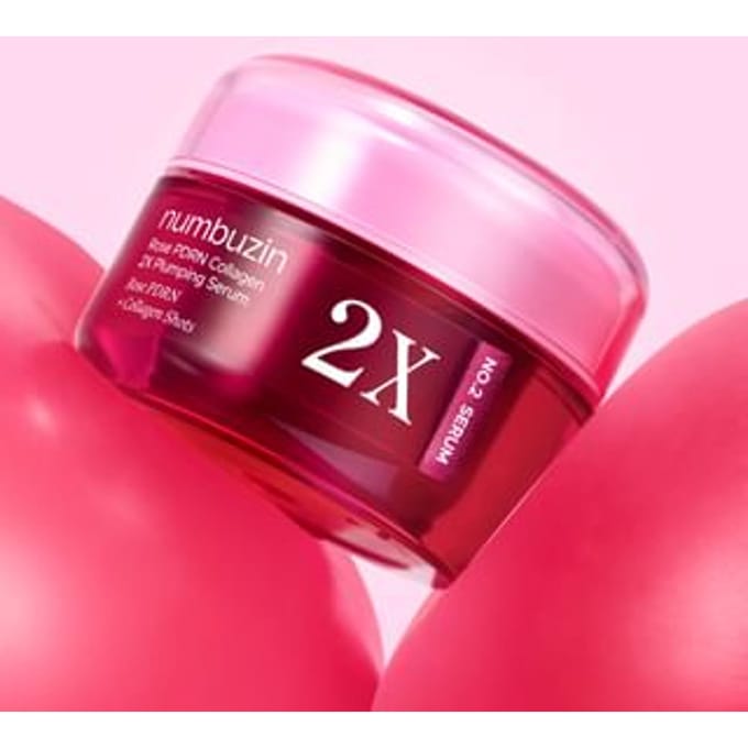 numbuzin - No.2 Rose PDRN Collagen 2X Plumping Serum - Gezichtsserum